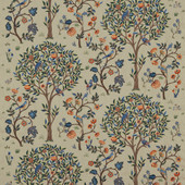 230341 Kelmscott Tree Morris & Friends Russet and Forest Fabric by Morris & Co 230341 Kelmscott Tree Morris & Friends Russet and Forest Fabric by Morris & Co