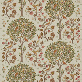 230342 Kelmscott Tree Morris & Friends Russet and Artichoke Fabric