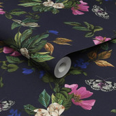 118572 Wakerly Woodland Floral Wallpaper by Joules
