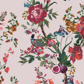 118558 Forest Chinoiserie Antique Creme Wallpaper by Joules