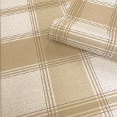 7158 GB7158 Carmella Check Cream / Sand Wallpaper by Belgravia