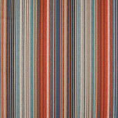 132825 Spectro Stripe Momentum 9 Teal / Sedonia / Rust Fabric by Harlequin