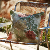 227110 Willow Bough Outdoor-Performance Russet/Wheat Fabric by Morris & Co 227110 Willow Bough Outdoor-Performance Russet/Wheat Fabric by Morris & Co