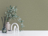 199510 Telma Plain Sage Green Wallpaper by Grandeco