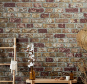 58409 Brown/Red Brick Wallpaper Industrial Effects By Galerie