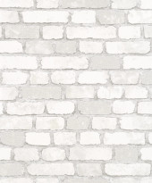 58412 White Brick Wallpaper Industrial Effects By Galerie