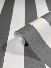 82259 Charcoal Stripe Wallpaper Industrial Effects By Galerie 82259 Charcoal Stripe Wallpaper Industrial Effects By Galerie