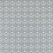 227032 Borage Emery Walker's House Indigo Fabric by Morris & Co