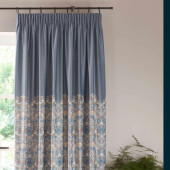 M1139/02 Strawberry Thief Slate & Blush Curtains by Clarke & Clarke M1139/02 Strawberry Thief Slate & Blush Curtains by Clarke & Clarke