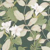 SOLI200267808 Royal Lily Soliflore Wallpaper by Casadeco SOLI200267808 Royal Lily Soliflore Wallpaper by Casadeco