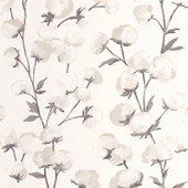 SOLI200290909 Cotton Flower Soliflore Wallpaper by Casadeco SOLI200290909 Cotton Flower Soliflore Wallpaper by Casadeco