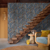 76333160 Lienzo Casa Azul Wallpaper by Casamance