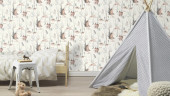 300048 Kids World Woodland Walk Wallpaper by Rasch
