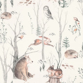 300048 Kids World Woodland Walk Wallpaper by Rasch