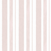 125116 Watercolour Stripe Pink Wallpaper by Rachel Ashwell