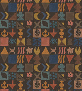 BW45139/2 Potato Print Kit Kemp Wallpaper By GP & J Baker