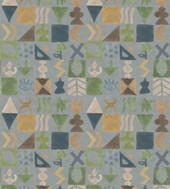 BW45139/6 Potato Print Kit Kemp Wallpaper By GP & J Baker