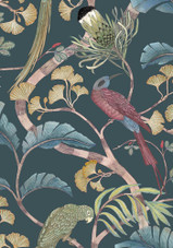 JMW-100602 Living Branches Wallpaper by Josephine Munsey