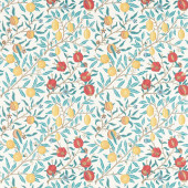 226906 Fruit Simply Morris Green Indigo/Madder Fabric by Morris & Co 226906 Fruit Simply Morris Green Indigo/Madder Fabric by Morris & Co