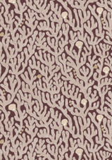 JMW-101621 Coral Spicer Brown Wallpaper by Josephine Munsey