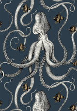 JMW-103001 Octopoda Grand Roll Wallpaper by Josephine Munsey JMW-103001 Octopoda Grand Roll Wallpaper by Josephine Munsey