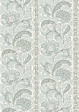 JMW-102821 Floral Check Wallpaper by Josephine Munsey