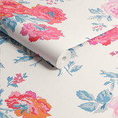 125495 Archive Rose Blue & Pink Wallpaper by Cath Kidston 125495 Archive Rose Blue & Pink Wallpaper by Cath Kidston