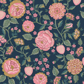 125500 Strawberry Garden Navy Wallpaper by Cath Kidston 125500 Strawberry Garden Navy Wallpaper by Cath Kidston
