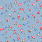 125513 Rows and Bows Blue Wallpaper by Cath Kidston 125513 Rows and Bows Blue Wallpaper by Cath Kidston
