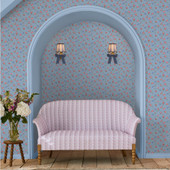 125513 Rows and Bows Blue Wallpaper by Cath Kidston 125513 Rows and Bows Blue Wallpaper by Cath Kidston