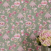 125524 Friendship Garden Sage Wallpaper by Cath Kidston 125524 Friendship Garden Sage Wallpaper by Cath Kidston