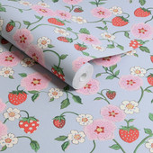 125532 Strawberry Summer Wallpaper by Cath Kidston 125532 Strawberry Summer Wallpaper by Cath Kidston