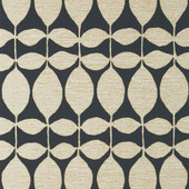 T41047 Lola Modern Resource 4 Metallic Gold on Black Wallpaper by Thibaut
