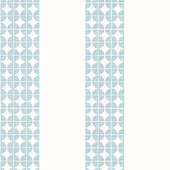 AT23128 Fairmont Stripe Willow Tree Soft Blue Wallpaper by Anna French