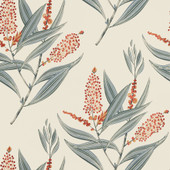 AT23137 Winter Bud Willow Tree Coral Wallpaper by Anna French AT23137 Winter Bud Willow Tree Coral Wallpaper by Anna French