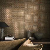 MW141/02 Hyacinth Collage III Bronze Wallpaper By Mark Alexander MW141/02 Hyacinth Collage III Bronze Wallpaper By Mark Alexander