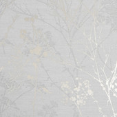 113251 Hedgerow Grey / Rose Gold Superfresco Wallpaper