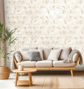311624 Fiji Leaf Neutral Elegant Homes Wallpaper by Rasch