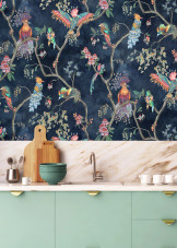 BMWL005/01B Birds in Paradise Wild Life Wallpaper by Brand McKenzie