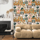 BMWL005/03B Connecting Frames Wild Life Wallpaper by Brand McKenzie