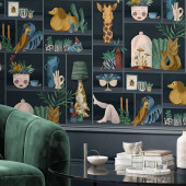 BMWL005/10B The Cabinet Wild Life Wallpaper by Brand McKenzie BMWL005/10B The Cabinet Wild Life Wallpaper by Brand McKenzie