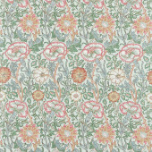 222532 Pink & Rose Archive II Prints Eggshell/Rose Fabric by Morris & Co 222532 Pink & Rose Archive II Prints Eggshell/Rose Fabric by Morris & Co