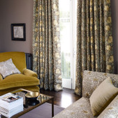 224492 Pimpernel Archive III Prints Bullrush/Slate Fabric by Morris & Co 224492 Pimpernel Archive III Prints Bullrush/Slate Fabric by Morris & Co