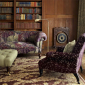 230271 Acanthus Tapestry Archive Weaves Grape/Heather Fabric by Morris & Co 230271 Acanthus Tapestry Archive Weaves Grape/Heather Fabric by Morris & Co