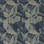 230272 Acanthus Tapestry Archive Weaves Indigo/Mineral Fabric by Morris & Co 230272 Acanthus Tapestry Archive Weaves Indigo/Mineral Fabric by Morris & Co