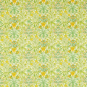 226990 Woodland Weeds Cornubia Sap Green Fabric by Morris & Co 226990 Woodland Weeds Cornubia Sap Green Fabric by Morris & Co