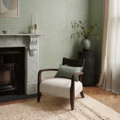 W461/11 Esai Seagrass Embossed Sage Wallpaper By Romo