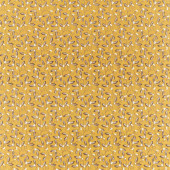 236817 Mistletoe Embroidery Melsetter Saffron Fabric by Morris & Co 236817 Mistletoe Embroidery Melsetter Saffron Fabric by Morris & Co