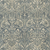 220329 Bluebell Archive Prints Sea Green/Vellum Fabric by Morris & Co 220329 Bluebell Archive Prints Sea Green/Vellum Fabric by Morris & Co