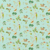 226937 Woodland Chorus Indoor Outdoor Prints Sky Blue/Multi Fabric by Sanderson 226937 Woodland Chorus Indoor Outdoor Prints Sky Blue/Multi Fabric by Sanderson